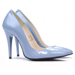 Scarpe eleganti donna 1241 vernice blu