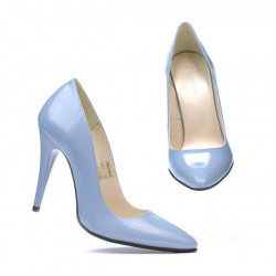 Scarpe eleganti donna 1241 vernice blu