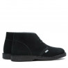 Stivaletti donna 7100-1 nero velour