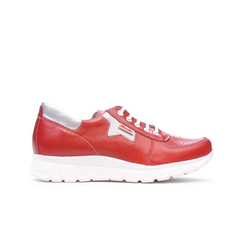 Scarpe sportive donna 680 rosso combinato