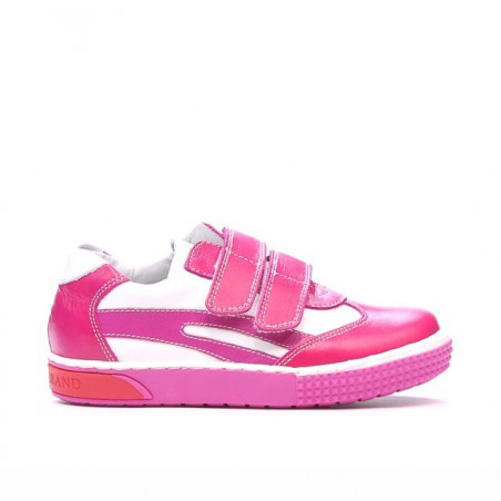 Scarpe per bambini piccoli 16-1c rosa + bianco