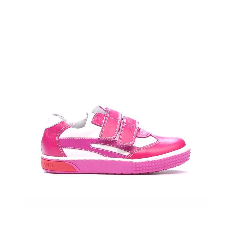 Scarpe per bambini piccoli 16-1c rosa + bianco