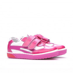 Scarpe per bambini piccoli 16-1c rosa + bianco