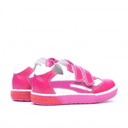 Scarpe per bambini piccoli 16-1c rosa + bianco
