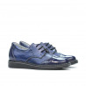 Scarpe bambini piccoli 60c vernice indaco combinato