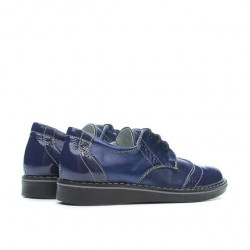 Scarpe bambini piccoli 60c vernice indaco combinato