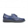 Scarpe bambini piccoli 60c vernice indaco combinato