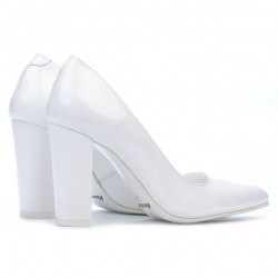 Scarpe eleganti donna 1261 vernice bianca