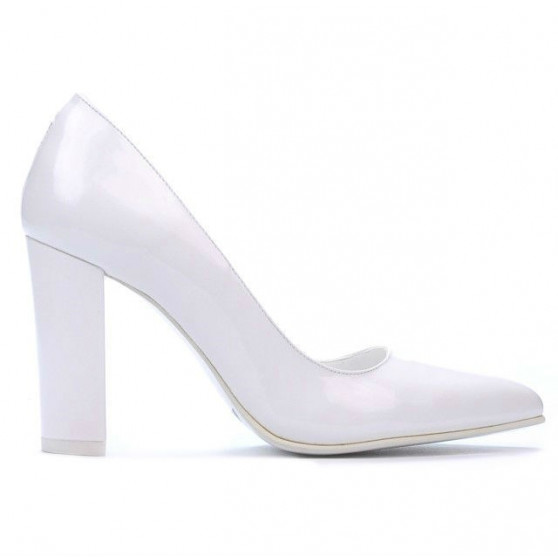 Scarpe eleganti donna 1261 vernice bianca