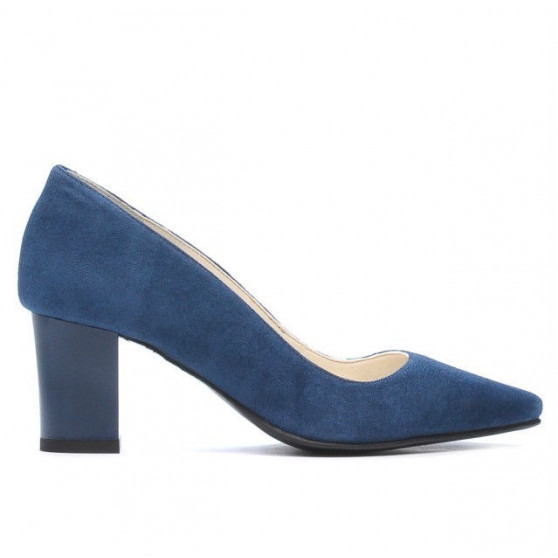 Scarpe eleganti donna 1253 turchese antilope