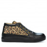 Stivaletti donna 3290 nero+tigris