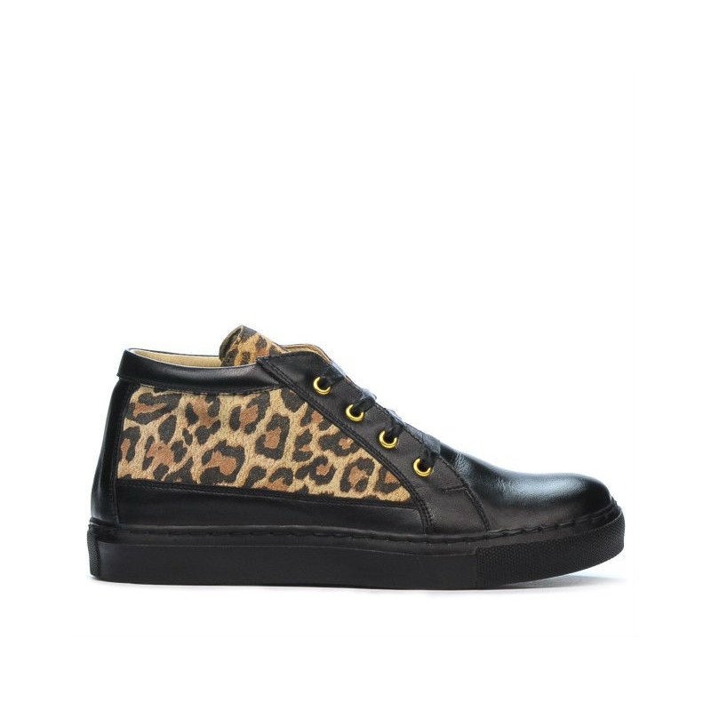 Stivaletti donna 3290 nero+tigris
