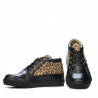 Stivaletti donna 3290 nero+tigris