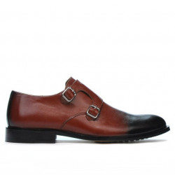 Scarpe eleganti uomo 840 a marrone+nero