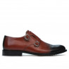 Scarpe eleganti uomo 840 a marrone+nero