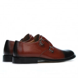 Scarpe eleganti uomo 840 a marrone+nero