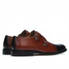 Scarpe eleganti uomo 840 a marrone+nero