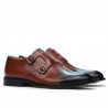Scarpe eleganti uomo 840 a marrone+nero
