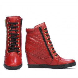 Stivaletti donna 3286 rosso