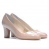 Scarpe eleganti donna 1209 vernice beige madreperla