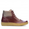 Stivaletti da donna 3310 bordeaux combinati