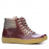 Stivaletti da donna 3310 bordeaux combinati