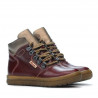 Stivaletti bambini 3006 bordeaux combinati