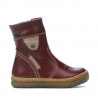 Stivaletti bambini piccoli 34c bordeaux+rameo