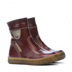 Stivaletti bambini piccoli 34c bordeaux+rameo