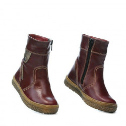 Stivaletti bambini piccoli 34c bordeaux+rameo