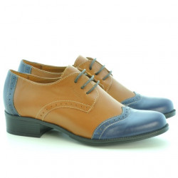 Scarpe casual donna 691 marrone+indaco