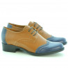 Scarpe casual donna 691 marrone+indaco