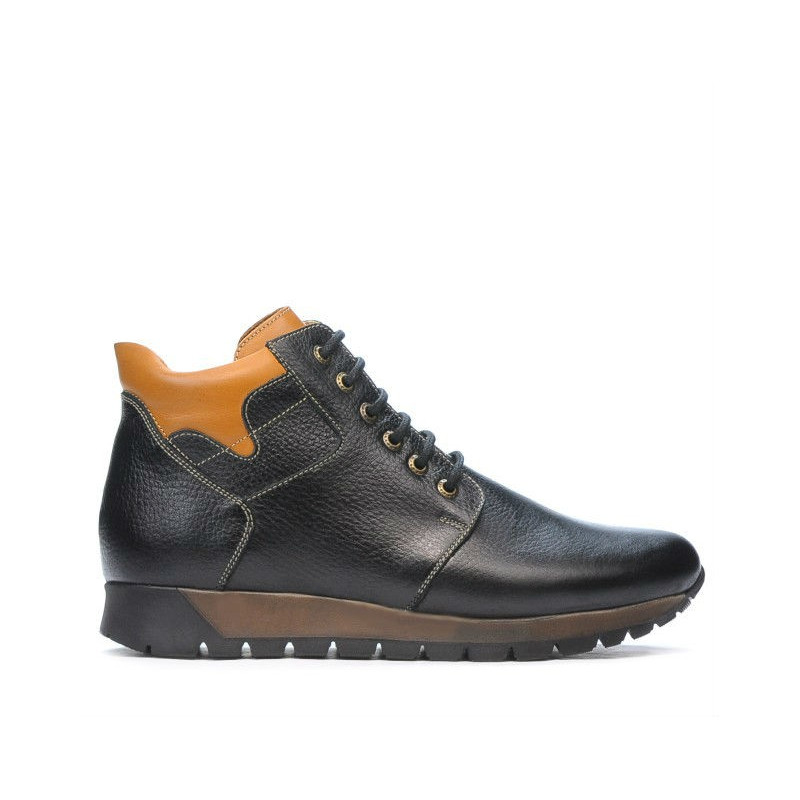 Scarponi uomo 495 nero+marrone