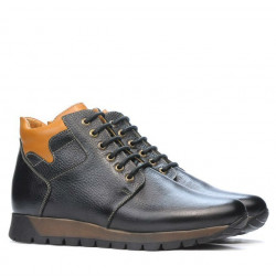 Scarponi uomo 495 nero+marrone