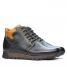 Scarponi uomo 495 nero+marrone