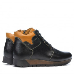 Scarponi uomo 495 nero+marrone