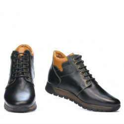 Scarponi uomo 495 nero+marrone