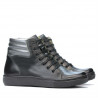 Stivaletti donna 3310 nero combinato