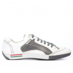 Scarpe sportive adolescenti 307 crep bianco+grigio