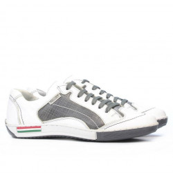 Scarpe sportive adolescenti 307 crep bianco+grigio