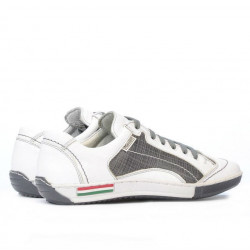 Scarpe sportive adolescenti 307 crep bianco+grigio