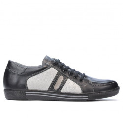 Scarpe sportive adolescenti 310 nero+grigio