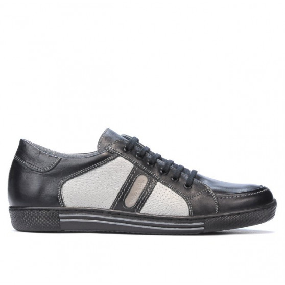 Scarpe sportive adolescenti 310 nero+grigio