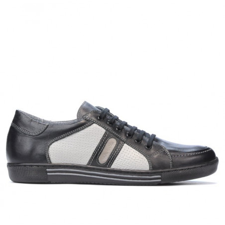 Scarpe sportive adolescenti 310 nero+grigio