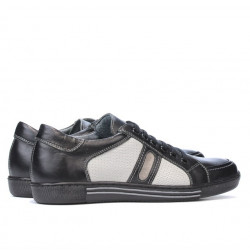 Scarpe sportive adolescenti 310 nero+grigio
