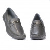 Mocassini uomo 737p grigio traforato