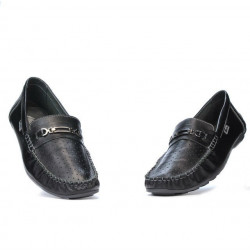 Mocassini uomo 737p nero traforato