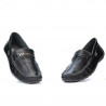 Mocassini uomo 737p nero traforato