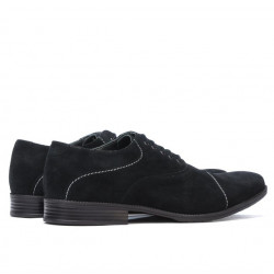 Scarpe casual / eleganti uomo 738 nero velluto