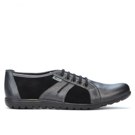 Scarpe sportive uomo 748 grigio petrolio combinato